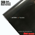 High Gloss Carbins 3D carbon fiber vinyl car wrap real carbon texture!